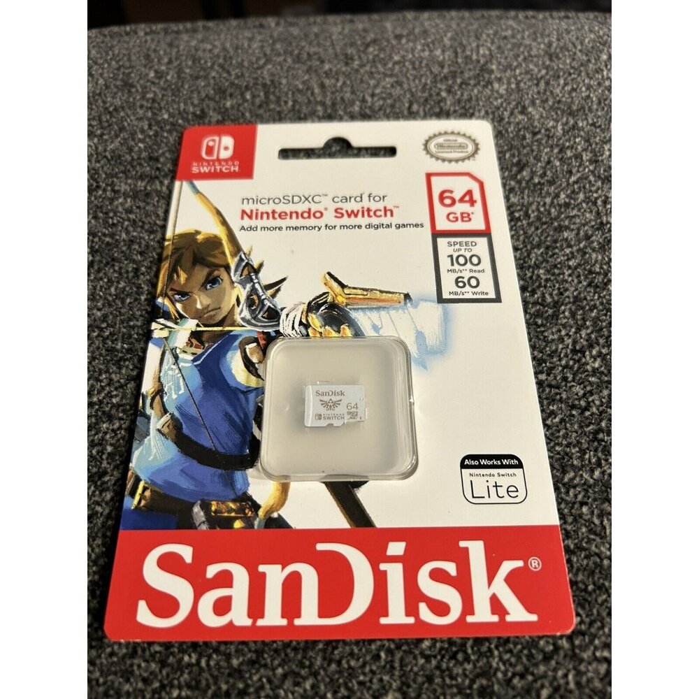 SanDisk 64 GB MicroSDXC Card for Nintendo Switch